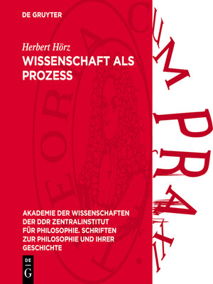 cover image of Wissenschaft als Prozeß